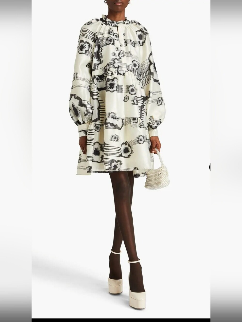 STINE GOYA Jasmine Dress - Moving Flowers